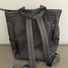KD175K) アフタヌーンティー/AFTERNOON TEA WARDROBE 2WAYバッグ リュックサック/トートバッグ グレー系 中古品の画像