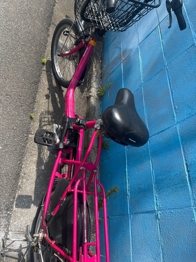 ☆ジモティ割あり☆ 軽快車 26インチ オレンジ クリーニング済み SJ3719