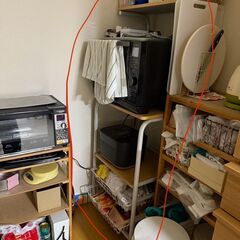 電子レンジラック 炊飯器台