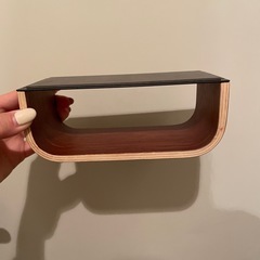 山崎実業 マルチマグネットスタンド rinリン ブラウン 傘立て 木製の画像