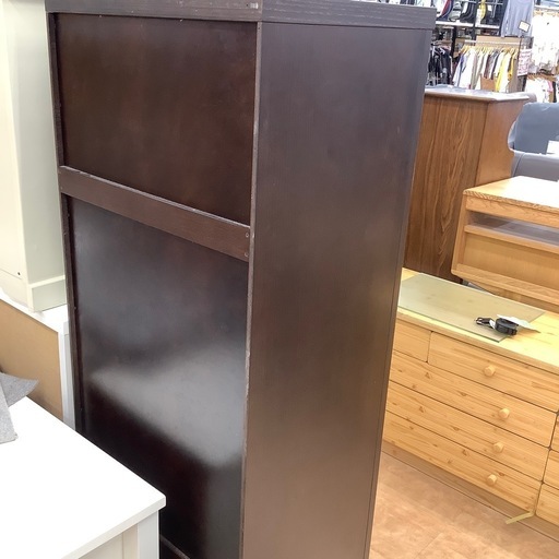 キャビネット　karimoku 一枚扉　ダークブラウン　税込11000円入荷致しました！