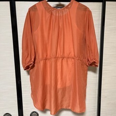 2P2WAYデザイン5分袖ブラウス(タンクトップは新品です)の画像