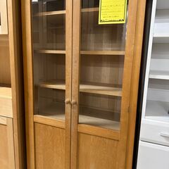 【ジモティ来店特価!!】食器棚　ナチュラル　J-2505112