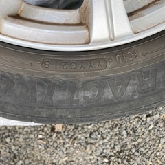 溝ほぼナシ　夏タイヤとアルミホイール4本セット  175/65R15の画像