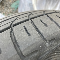 溝ほぼナシ　夏タイヤとアルミホイール4本セット  175/65R15の画像