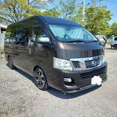 日産 キャラバン NV350 ワイドハイルーフ 4WD クロムギ...