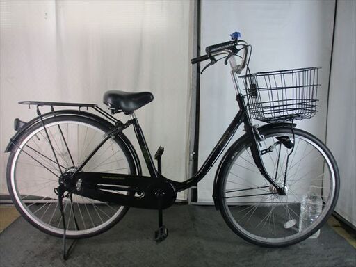 E320★限定特価★ 中古自転車 【　SOGO　26インチ　黒　ママチャリ　LEDオートライト 】