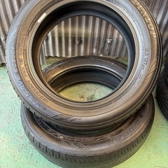 ほぼ決まり。中古タイヤ 2本 155/65R14 ダンロップ E...