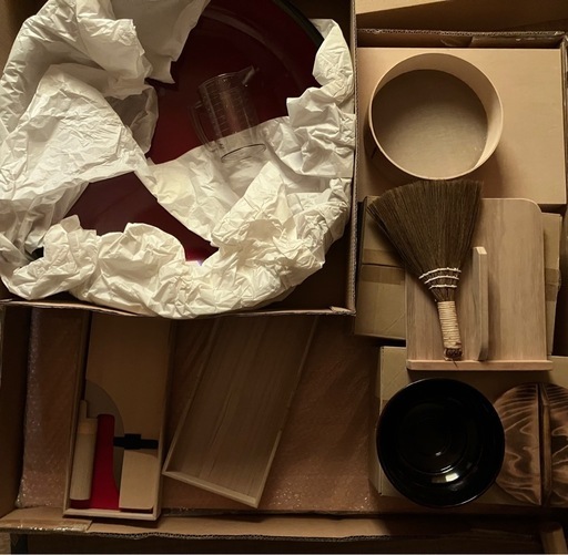 直接なら手数料分引きます。そば打ち道具　豪華特別セット 白芭蕉五四鉢 （そば打ちセット）