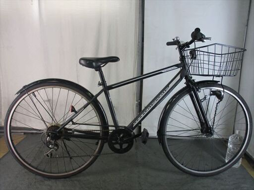 E326★限定特価★ 中古自転車 【　27インチ　軽快車　黒　6段　LEDオートライト 】