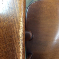 ★ 木製ベンチ キツツキマーク　飛騨産業の画像