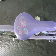 E327★11000円★整備済み 中古子供自転車 【ブリヂストン　エコパル　パープル　20インチ 】の画像