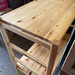 【武蔵小山店】 無印　無印良品　MUJI オープンシェルフ　シェルフ　棚　ラック　ユニットシェルフ　パイン材　パイン　無垢材　木製　カントリー　ナチュラルの画像