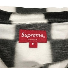 シュプリームの｢Small Box Tee CHECKERBOARD｣ ブロックチェック チェッカーTシャツの画像