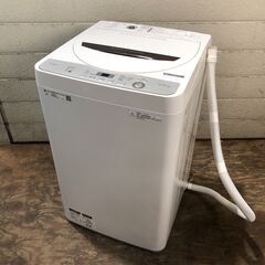 SHARP シャープ 全自動電気洗濯機 2019年製 ES-GE4C-T 25e菊