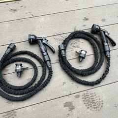 2個セット 伸びる散水ホース