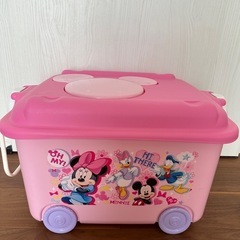 ディズニー ミニーちゃん収納ボックス 収納ケース おもちゃ箱 キ...