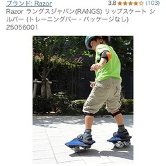 Razor ラングスジャパン(RANGS) リップスケート シルバー 