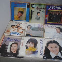 [1302]邦楽レコード 30枚以上セット 昭和アイドル　70年代 ジャンクの画像