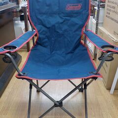 ➁ Coleman アームチェア ネイビー アウトドアチェア 幅81×奥行51×高さ87cm コールマン キャンプ バーベキュー 西岡店の画像