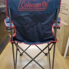 ➁ Coleman アームチェア ネイビー アウトドアチェア 幅81×奥行51×高さ87cm コールマン キャンプ バーベキュー 西岡店の画像