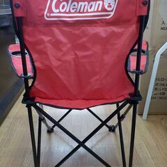 Coleman アームチェア レッド アウトドアチェア 幅81×奥行51×高さ87cm コールマン キャンプ バーベキュー 西岡店の画像