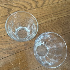 ガラス　コップ　2点の画像
