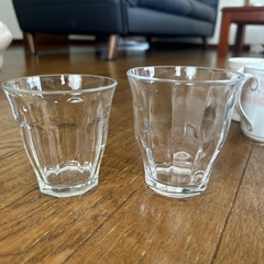 ガラス　コップ　2点