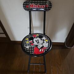 ミッキーマウス折りたたみパイプ椅子