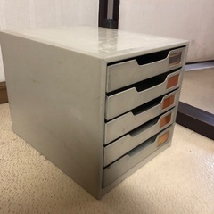 昭和レトロ コクヨ スチール書類ケース 5段 レターケース レトロ