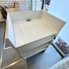 レジ台 レジカウンター ホワイト の画像