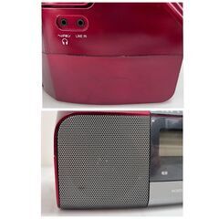 【REGASTOCK川崎店】【動作確認済み】KOIZUMI コイズミ CDラジオ AF/FM ワイドFM レッド SAD-4705/R 2024年製の画像