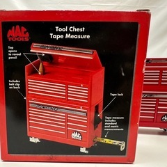 【ドリーム川西店御来店限定】MAC TOOLS ノベルティ品　工具箱メジャー／クリーニング済み 【2002982255683705】の画像
