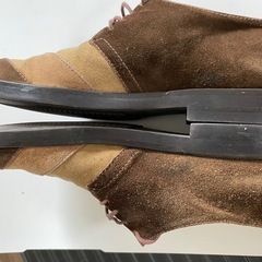 スエード　靴　日本製　25.5cmの画像