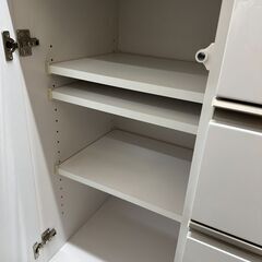 【ジモティ来店特価!!】キッチンカウンター　三幸ジャパン　ホワイト　J-2505119の画像