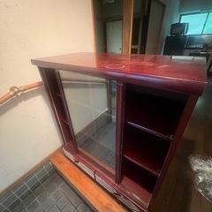 レトロガラスケース