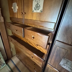 木製 洋風タンス　スパニッシュタンス　　水戸引き取り　の画像