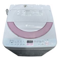 シャープ 6kg 全自動洗濯機 ES-GE60N-P (アキノリ) 大阪難波の