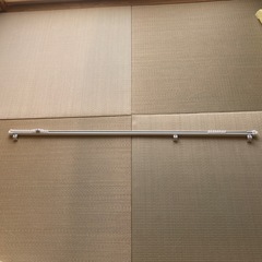 カーテンレール シングルホワイト 120-220cmほど