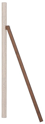 アルミ 焼角 角材 控柱 （取付金具付） 40×40×L2400