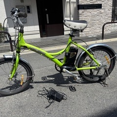LONGWISE 電動アシスト自転車 グリーン  引き取り限定で...