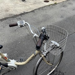 Panasonic ビビ・DX 電動アシスト自転車 クリーム色 の画像