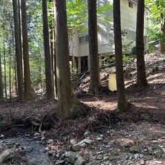 小川&家付きの土地