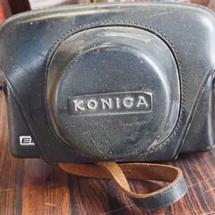 カメラ、ケース付き、アンティーク、KONIKA