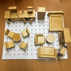 ままごとセット　木製　ミニチュア　家具