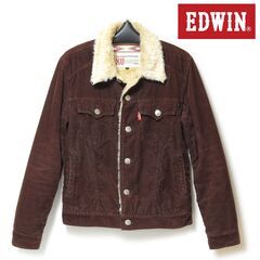 EDWIN エドウィン コーデュロイボアジャケット Mサイズ ブ...