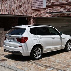検査8年8月X3 xDrive 35i Mスポーツ 306PSターボ/実走行5.1万km/パノラマガラスルーフ/HDDナビ/地デジ/トップビューカメラ/黒革/D点検記録簿の画像