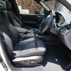 検査8年8月X3 xDrive 35i Mスポーツ 306PSターボ/実走行5.1万km/パノラマガラスルーフ/HDDナビ/地デジ/トップビューカメラ/黒革/D点検記録簿の画像