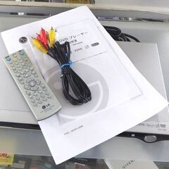 LG DVDプレーヤー 2007年製 DVP-EX50 再生機 リモコン付き ☆ 札幌市 北区 屯田 の画像