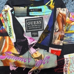 ⭐️美品⭐️GUESS アロハ風シャツ(S)　の画像